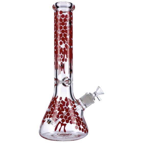 14" WP RBE GLOW HONEYCOMB RED