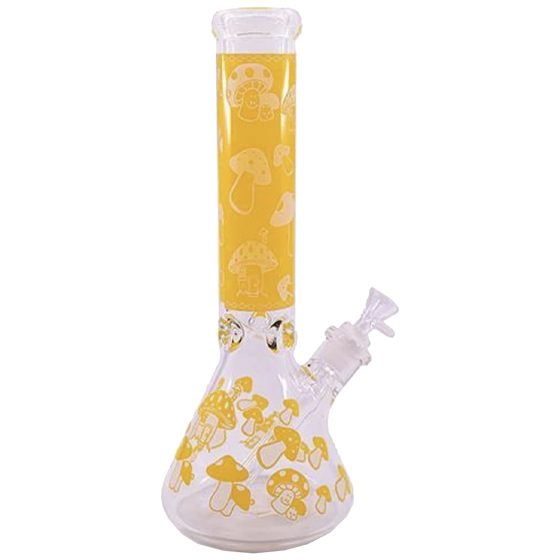14" WP RBE GLOW MUSHROOM YELLOW