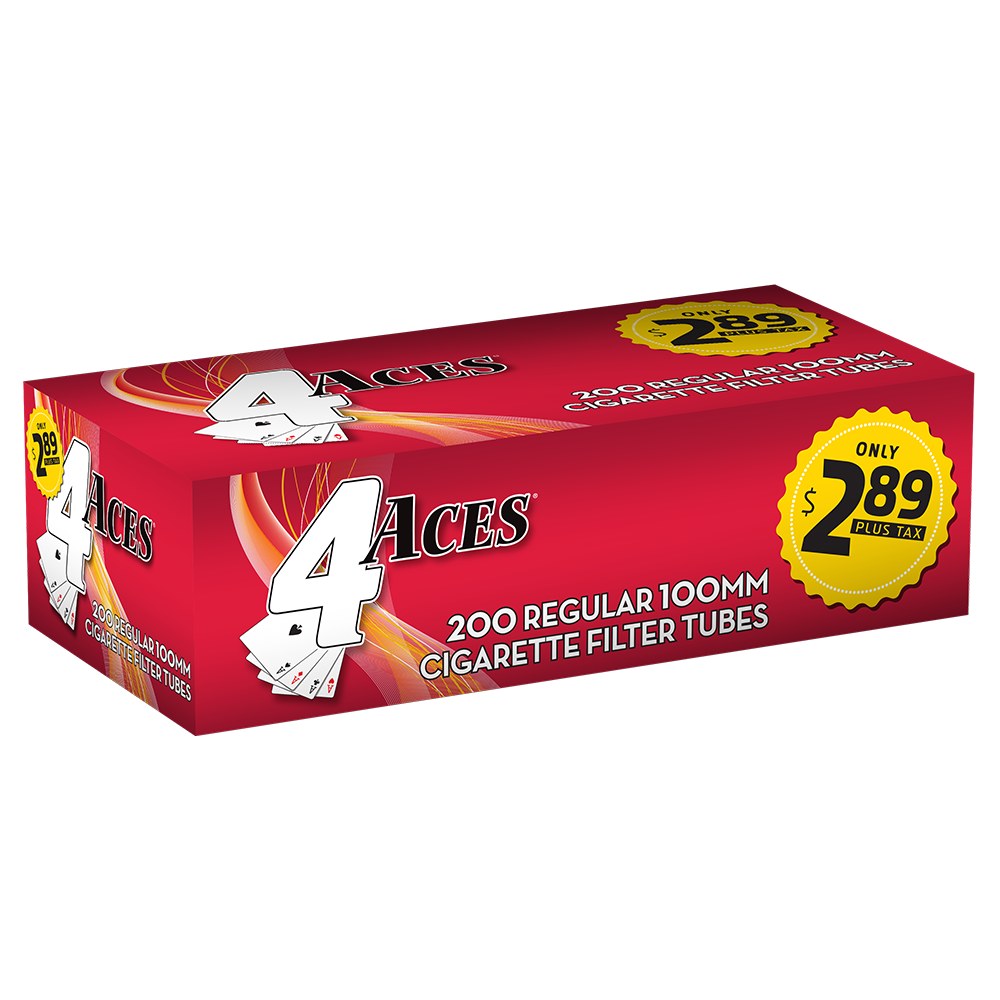 4 ACES TUBES 5CT $2.89 RED 100S