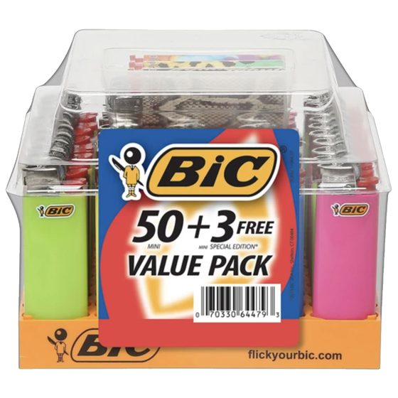 BIC 50+3CT REGULAR MINI