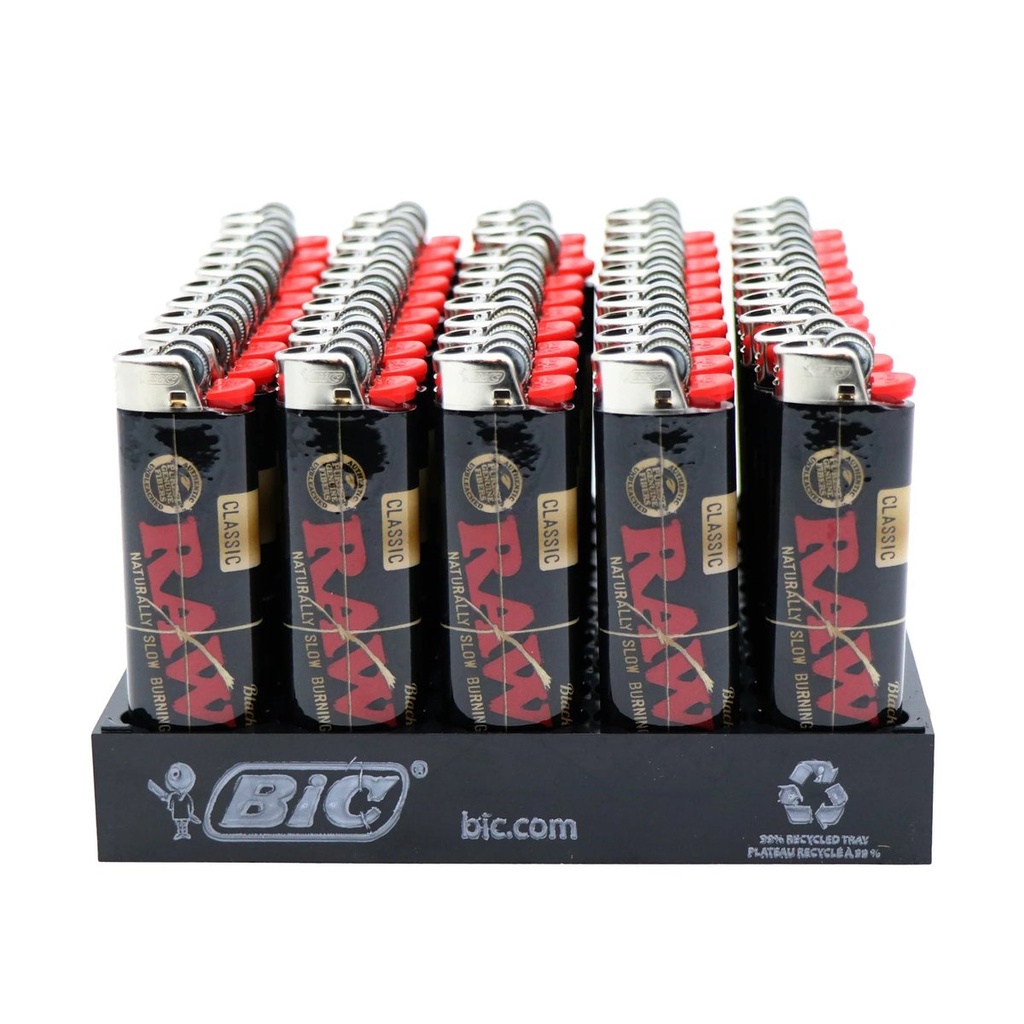 BIC 50CT RAW BLACK