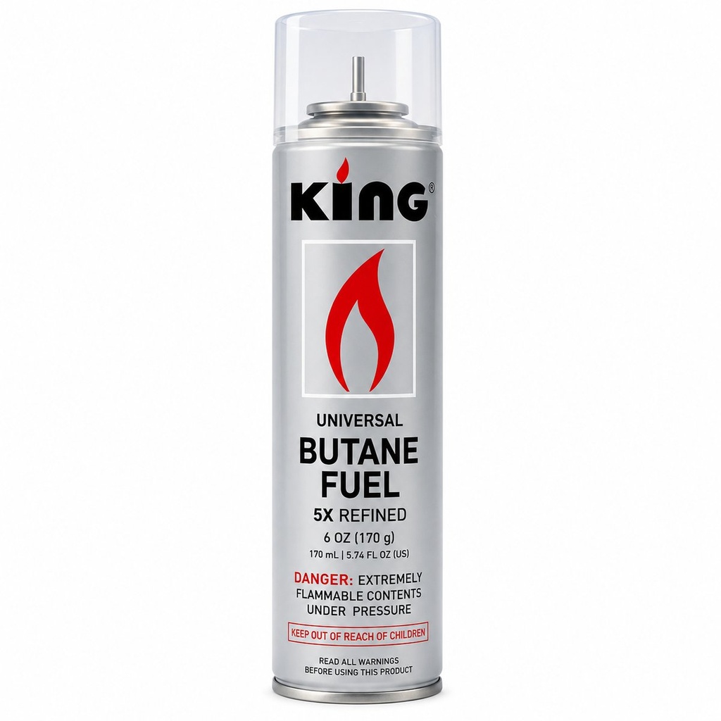 BUTANE 12CT KING SILVER 300ML