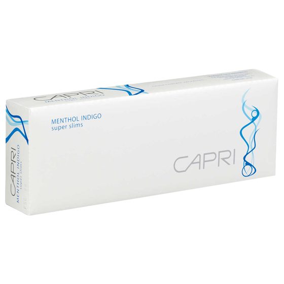 [40616] CAPRI MENTHOL INDIGO BOX 100