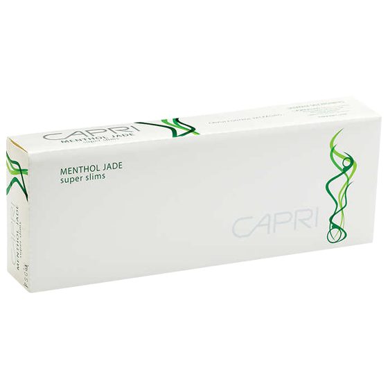 [40598] CAPRI SUPER SLIM MENTHOL JADE BOX 100 [REF 40598]