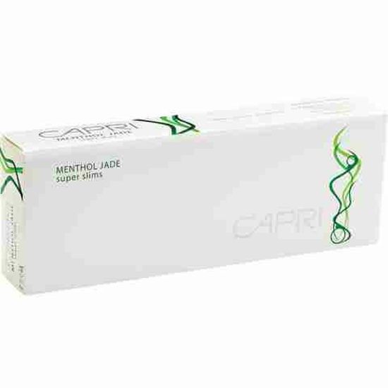 [40635] CAPRI SUPER SLIM MENTHOL JADE BOX 100 [REF 40635]