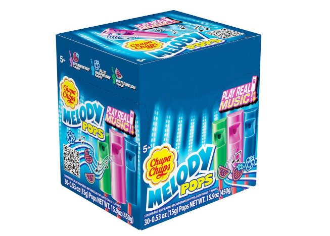 CHUPA CHUPS MELODY POPS 30CT ASSORTED