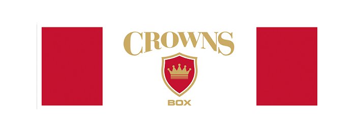 [40100] CROWNS BOX KING RED