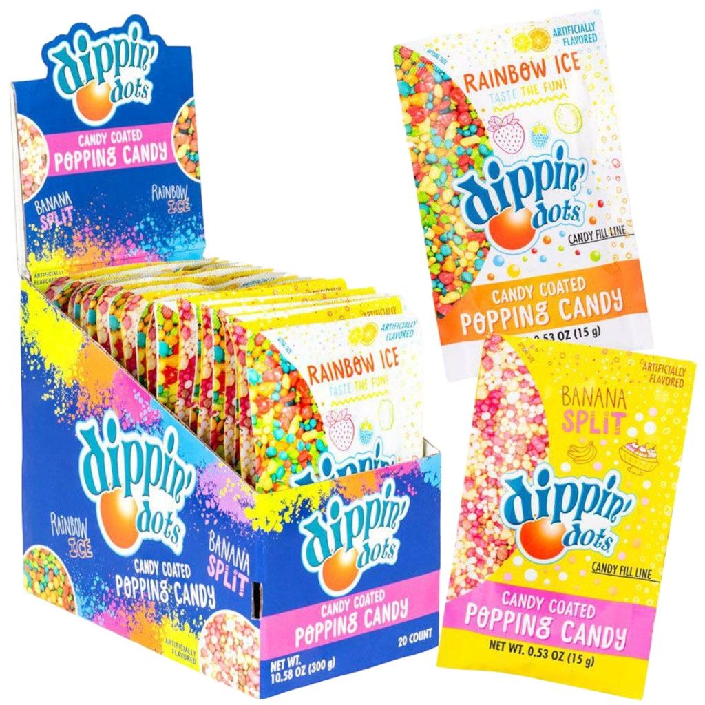 DIPPIN' DOTS 20CT COATED POPPING CANDY