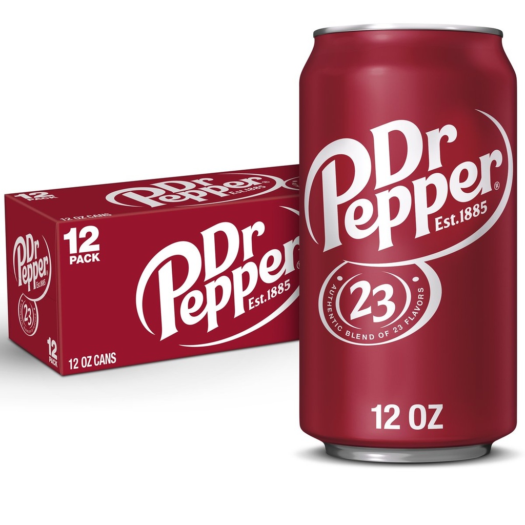 DR PEPPER 12 PACK CANS