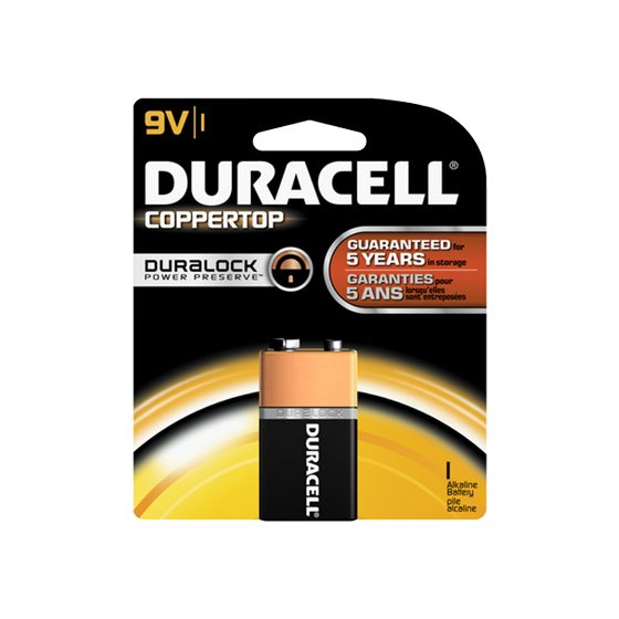 [21100] DURACELL COPPERTOP 12CT 9V