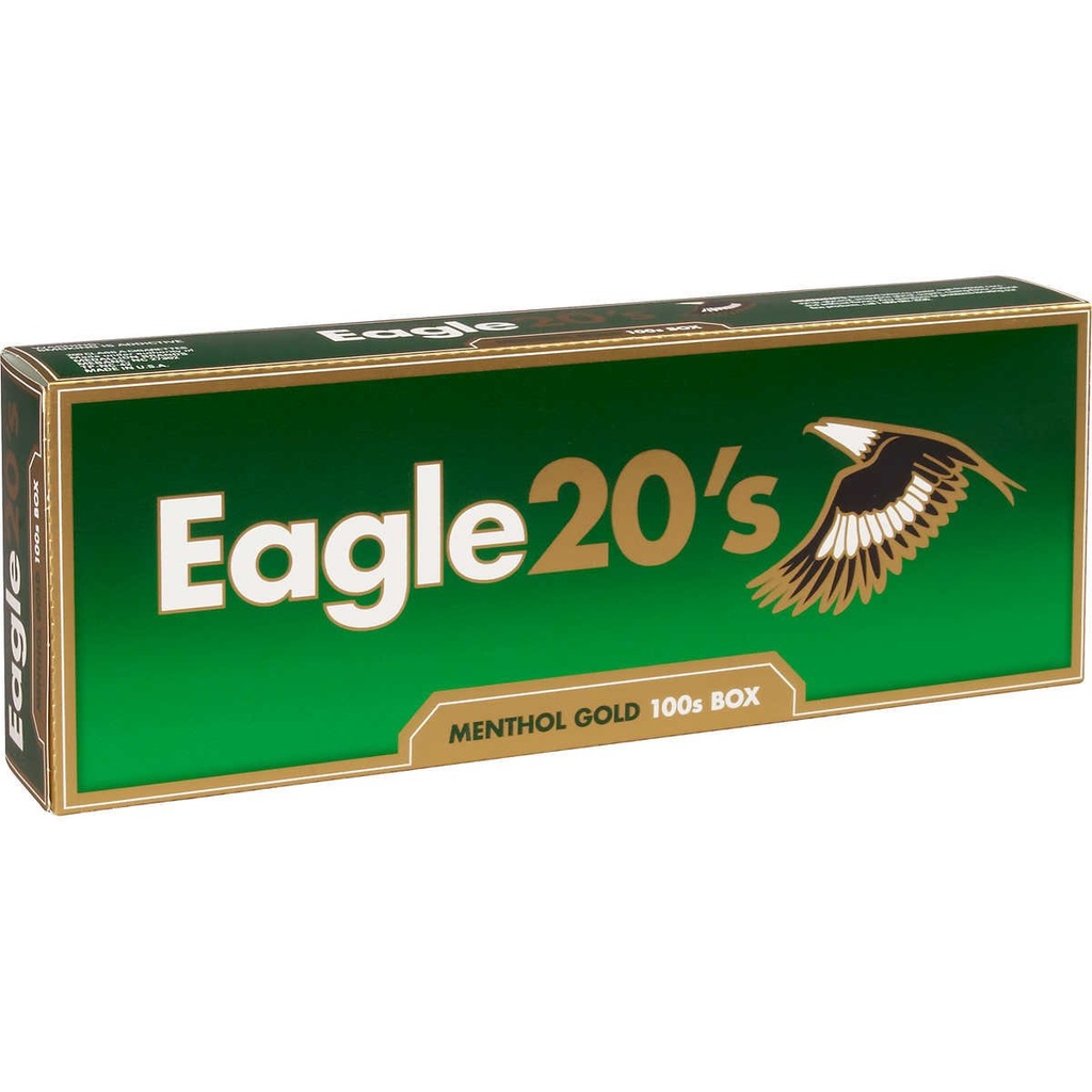 [40584] EAGLE MENTHOL GOLD BOX 100