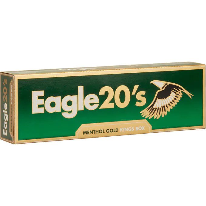 [40585] EAGLE MENTHOL GOLD BOX KING