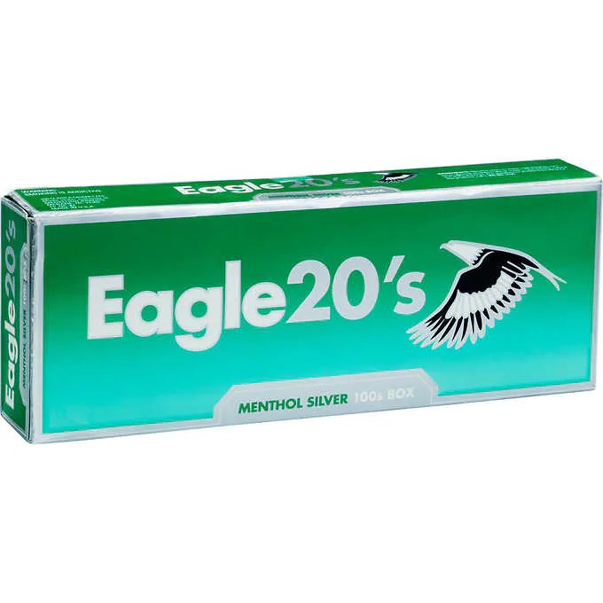 [40820] EAGLE MENTHOL SILVER BOX 100