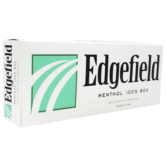 [40996] EDGEFIELD MENTHOL GOLD BOX 100