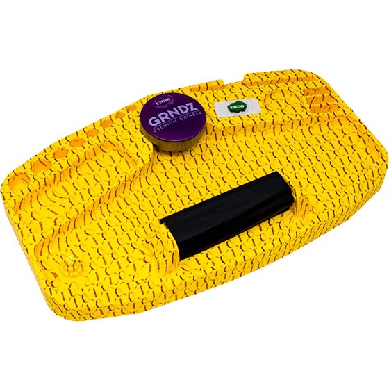 [35133] ENDO ROLLING TRAY YELLOW & PURPLE