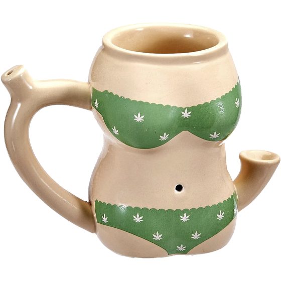 [82471] FASHIONCRAFT MUG BIKINI GREEN