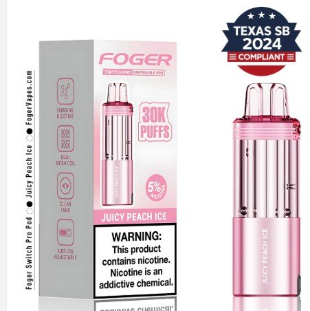 [15022] FOGER POD JUICY PEACH ICE