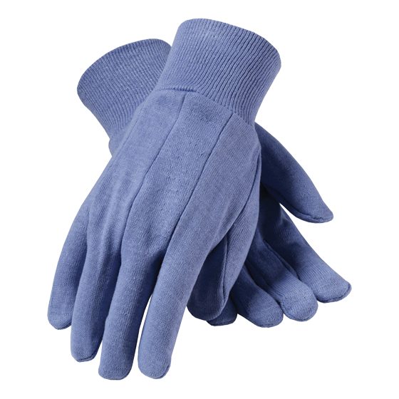 GLOVES DURO BLUE JERSEY 6CT