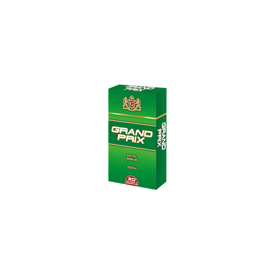 [40154] GRAND PRIX GOLD MENTHOL BOX 100