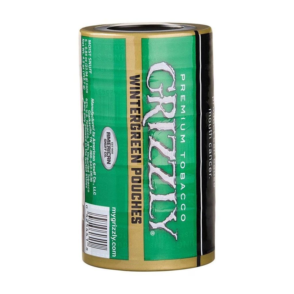 [1052] GRIZZLY POUCH WINTERGREEN