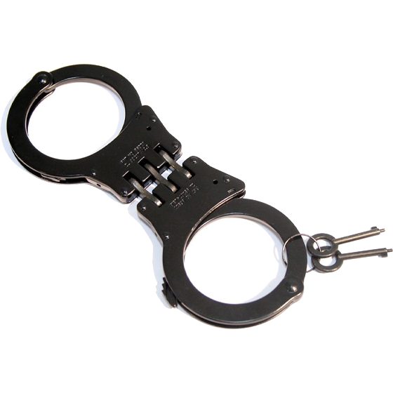 HANDCUFF HINGED BLACK 532