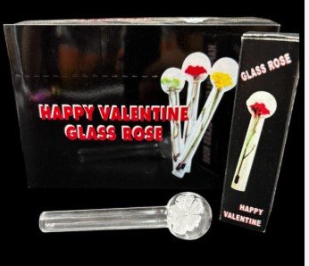 HAPPY VALENTINE ROSE 4" 24CT