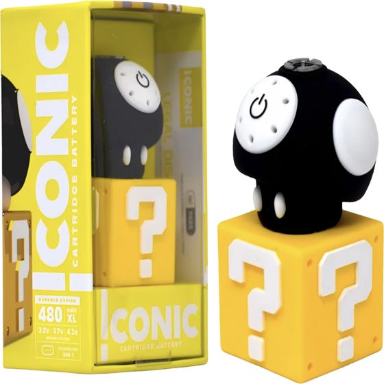 ICONIC BATTERY MUSHROOM BLACK