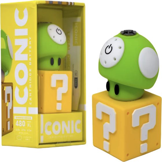 ICONIC BATTERY MUSHROOM GREEN