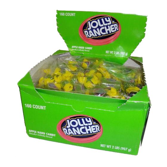 JOLLY RANCHER HARD CANDY APPLE 160CT