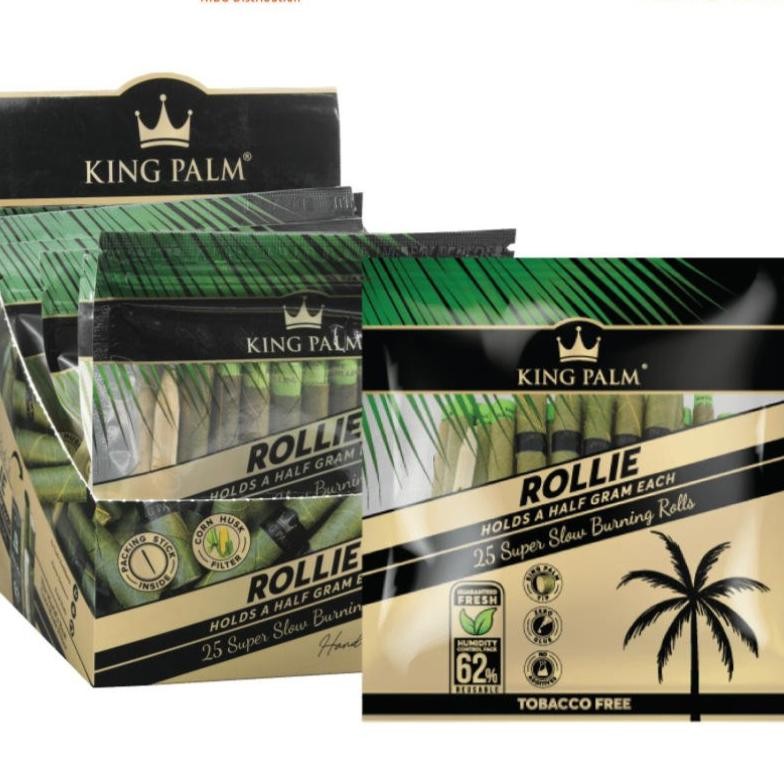 KING PALM ROLLIES 8/25CT POUCH
