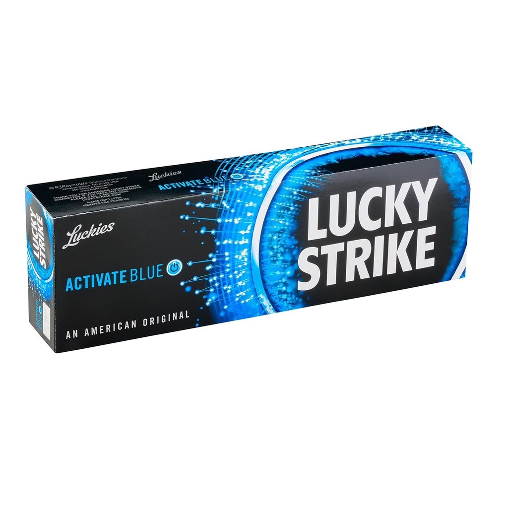 [40651] LUCKY STRIKE ACTIVATE BOX KING BLUE