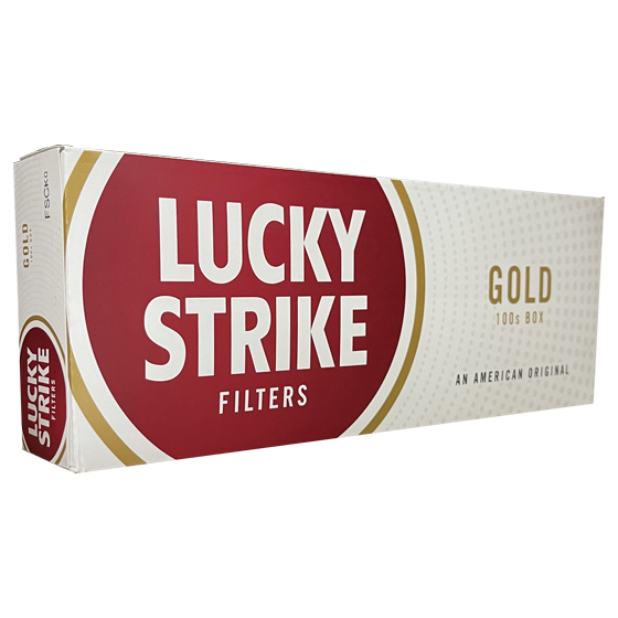 [40611] LUCKY STRIKE GOLD BOX 100