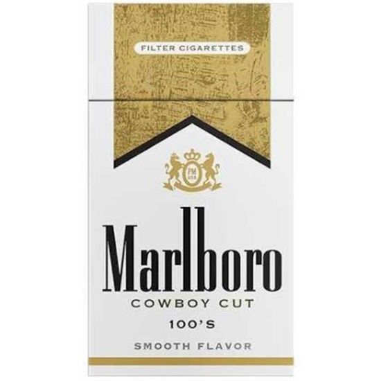 [40125] MARLBORO COWBOY CUT GOLD BOX 100