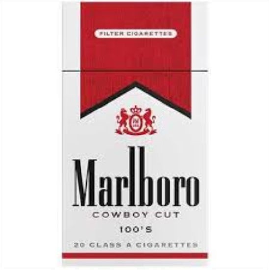 MARLBORO COWBOY CUT RED BOX 100