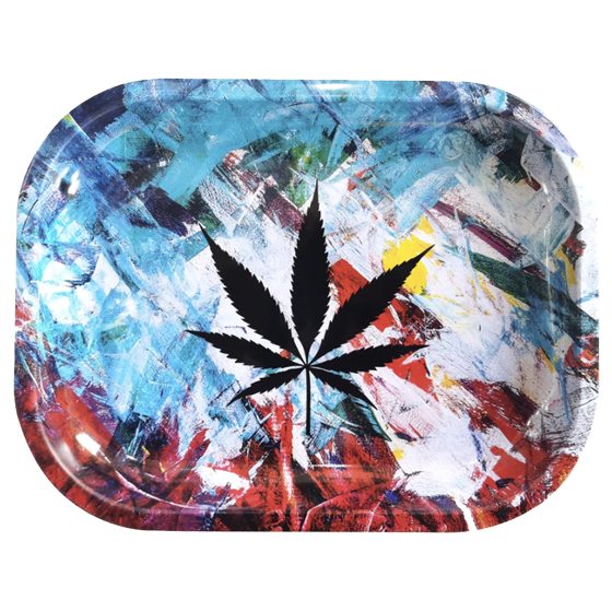 METAL TRAY 7X5 LEAF2