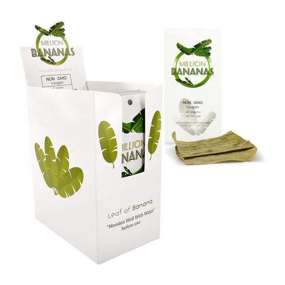 MILLION BANANA POUCH ORGANIC LEAF 20CT