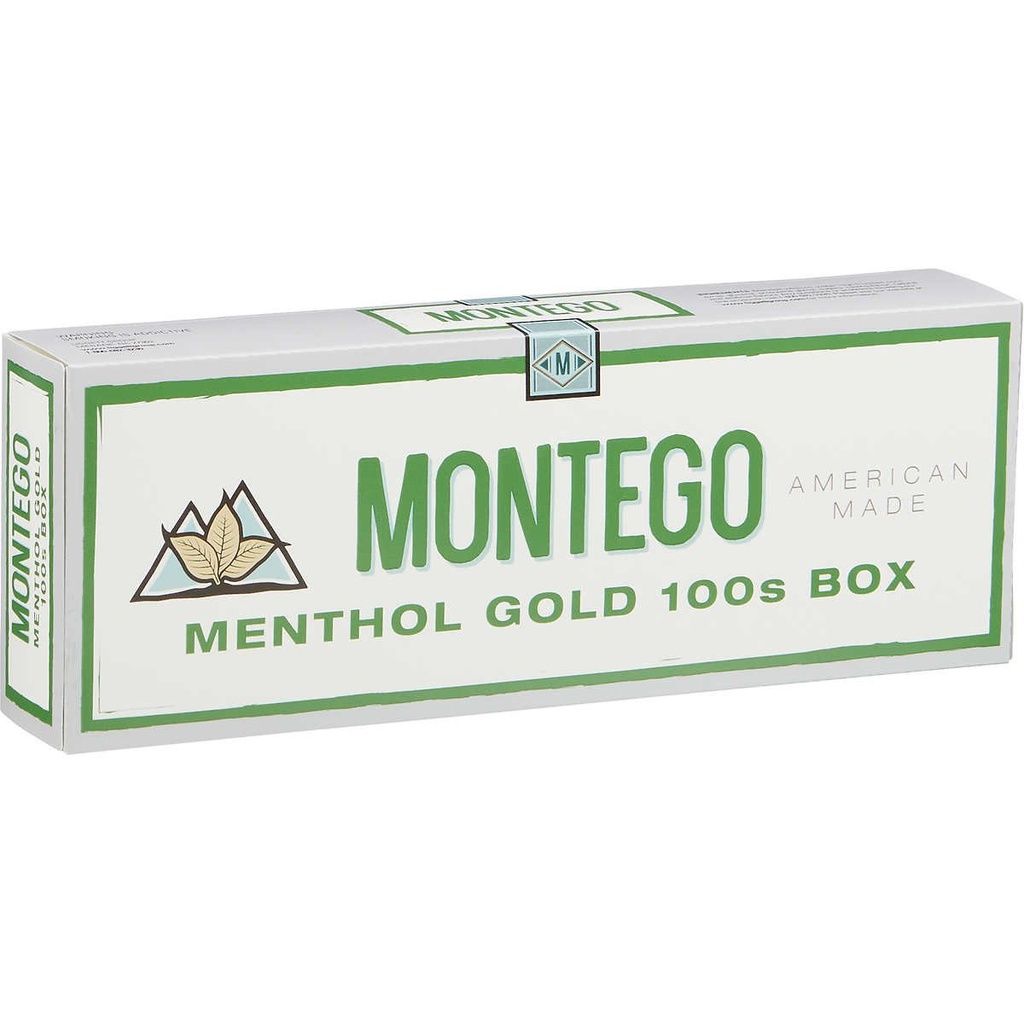 [40178] MONTEGO MENTHOL GOLD 100 BOX