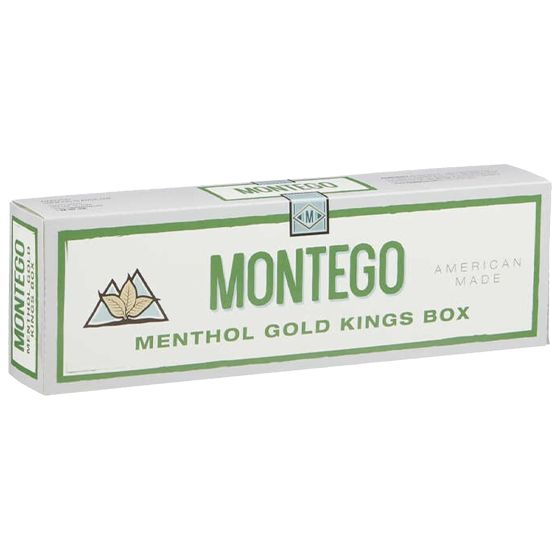 [40177] MONTEGO MENTHOL GOLD KING BOX