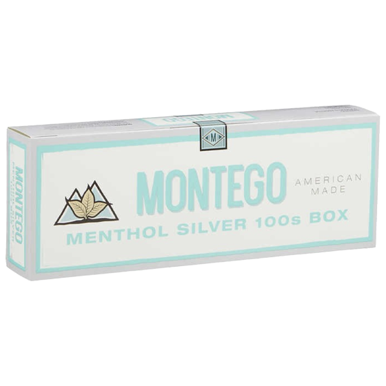 [40180] MONTEGO MENTHOL SILVER 100 BOX