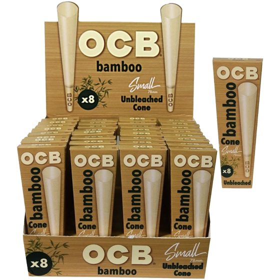 OCB CONES BAMBOO X8 SMALL 78MM