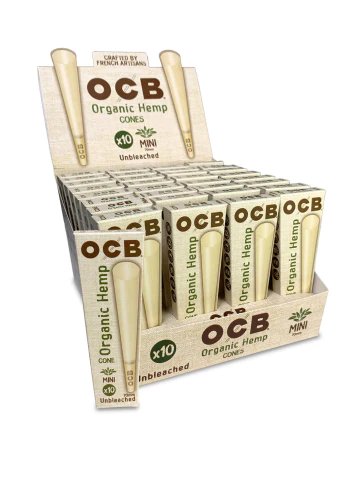 OCB CONES ORGANIC BAMBOO X10 MINI