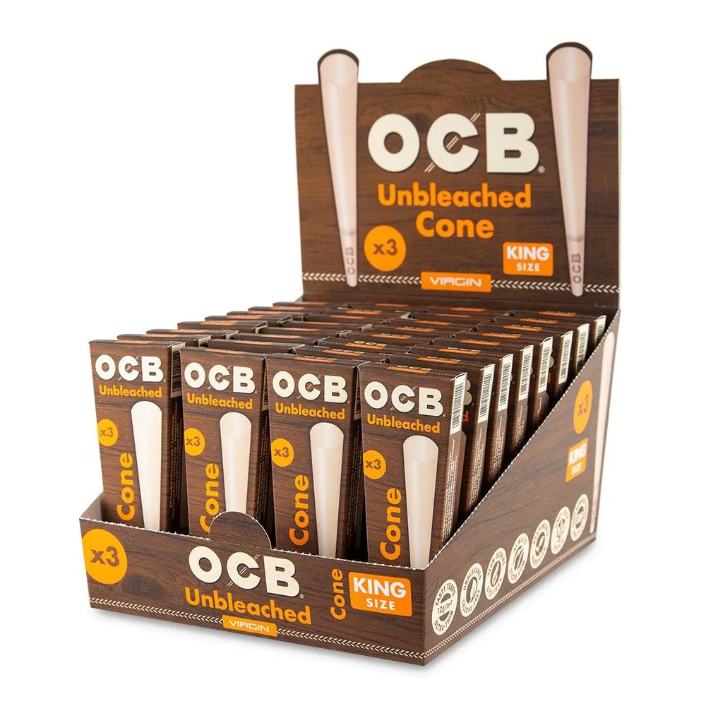 OCB CONES VIRGIN X3 KING SIZE