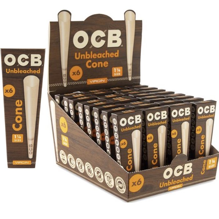 OCB CONES VIRGIN X6 1.25"