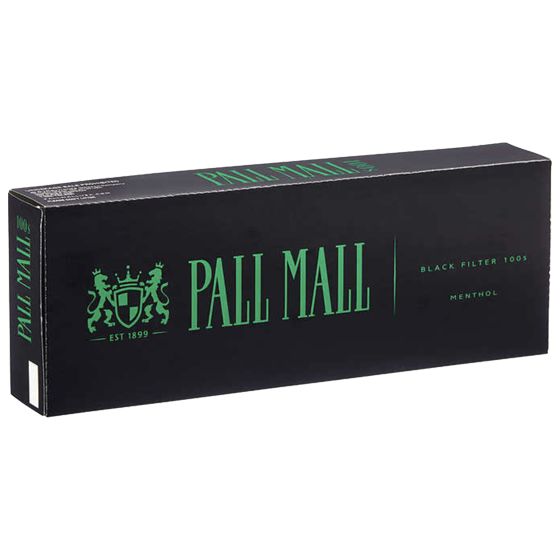 [40555] PALL MALL BLACK MENTHOL BOX 100