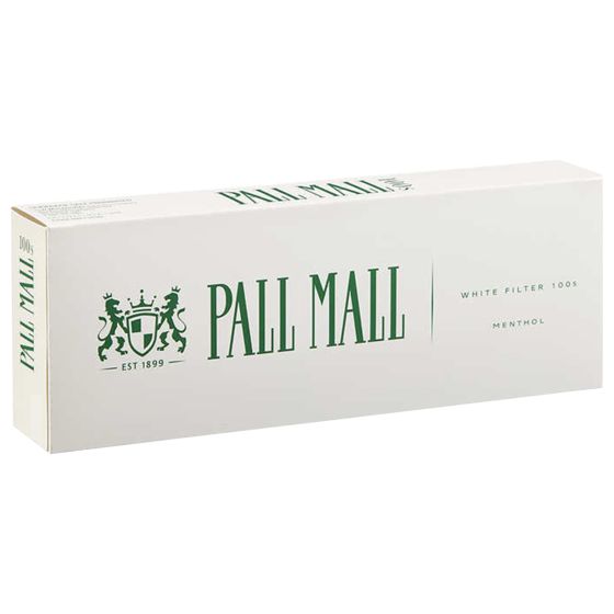 [40558] PALL MALL WHITE MENTHOL BOX 100