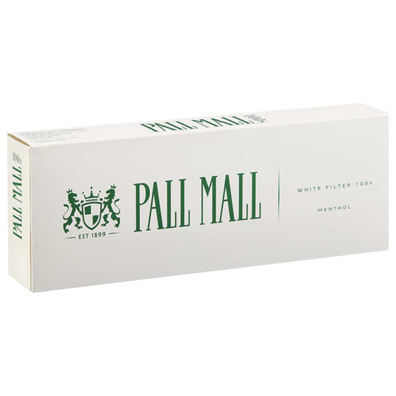 [40558] PALL MALL WHITE MENTHOL BOX 100