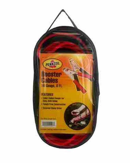 PENNZOIL BOOSTER CABLE 8FT 16 GAUGE