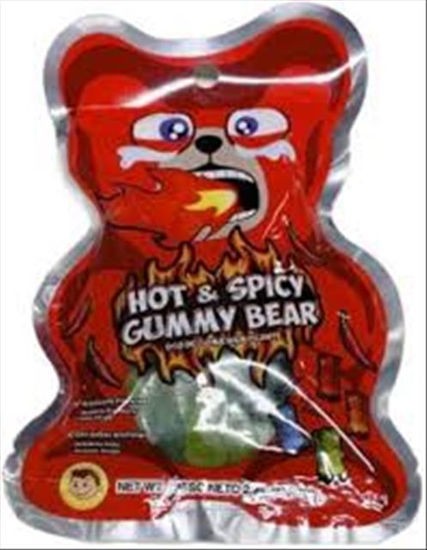 POCAS 2.95OZ HOT & SPICY GUMMY BEAR