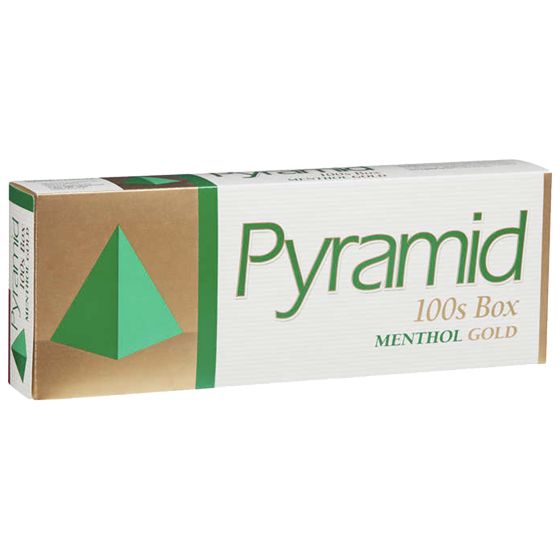 PYRAMID MENTHOL GOLD BOX 100