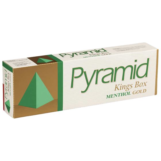 [40144] PYRAMID MENTHOL GOLD BOX KING